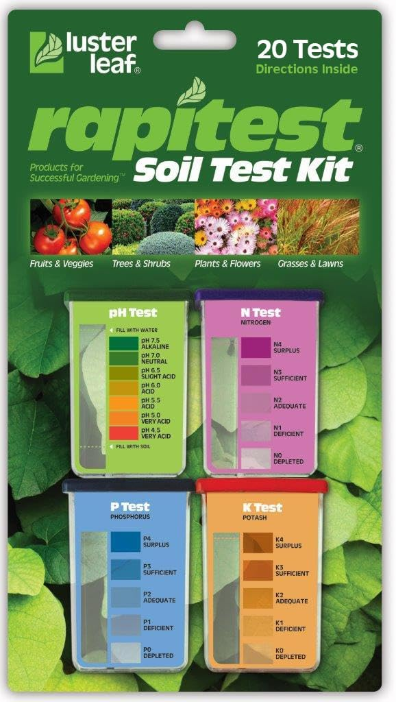 Soil Test Kit are a great tool for your backyard garden planning