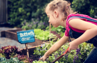 Young Child Enjoying Gardening