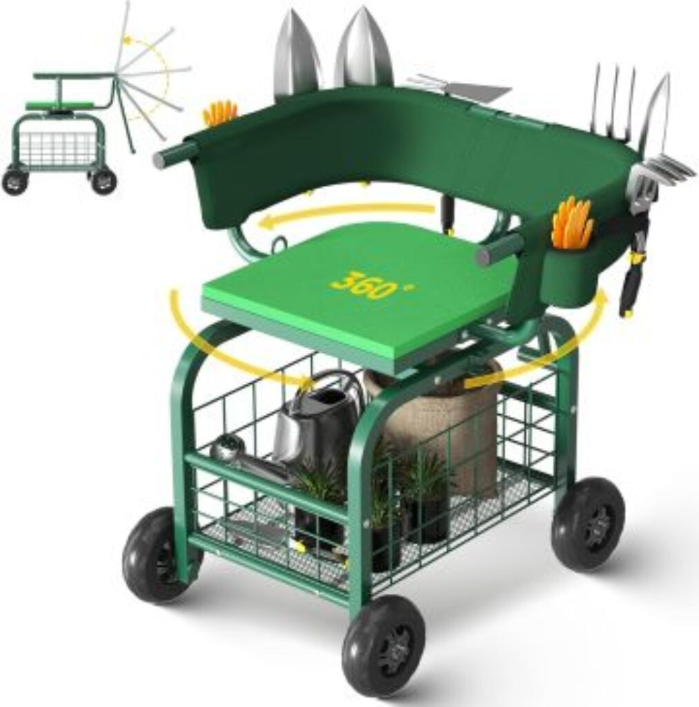 Gardening Wagon Cart on Wheels