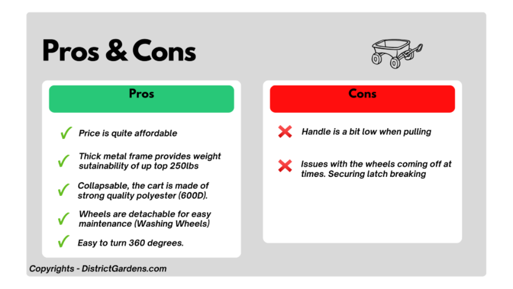 Pros and Cons of Owning a Gardening Tote on Wheels or a Wagon Cart