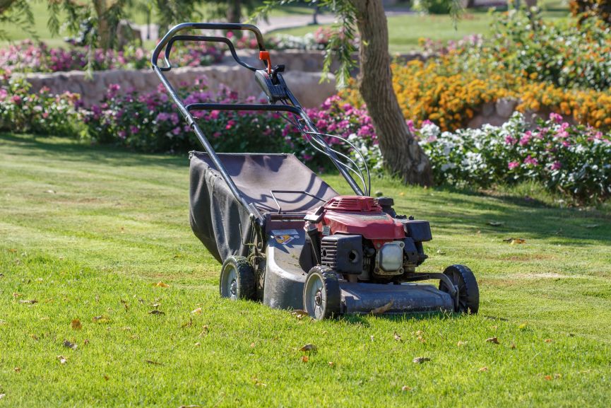 Gas Lawn Mower may be harder to maneuver