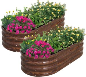 SnugNiture Metal Planter for the Garden