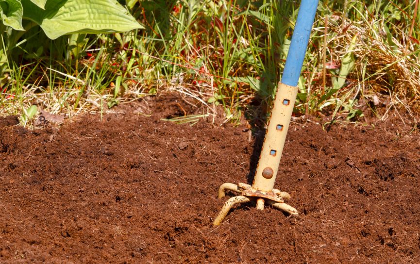Tilling the Soil in the Spring is an Important Step Prior to Start Gardening