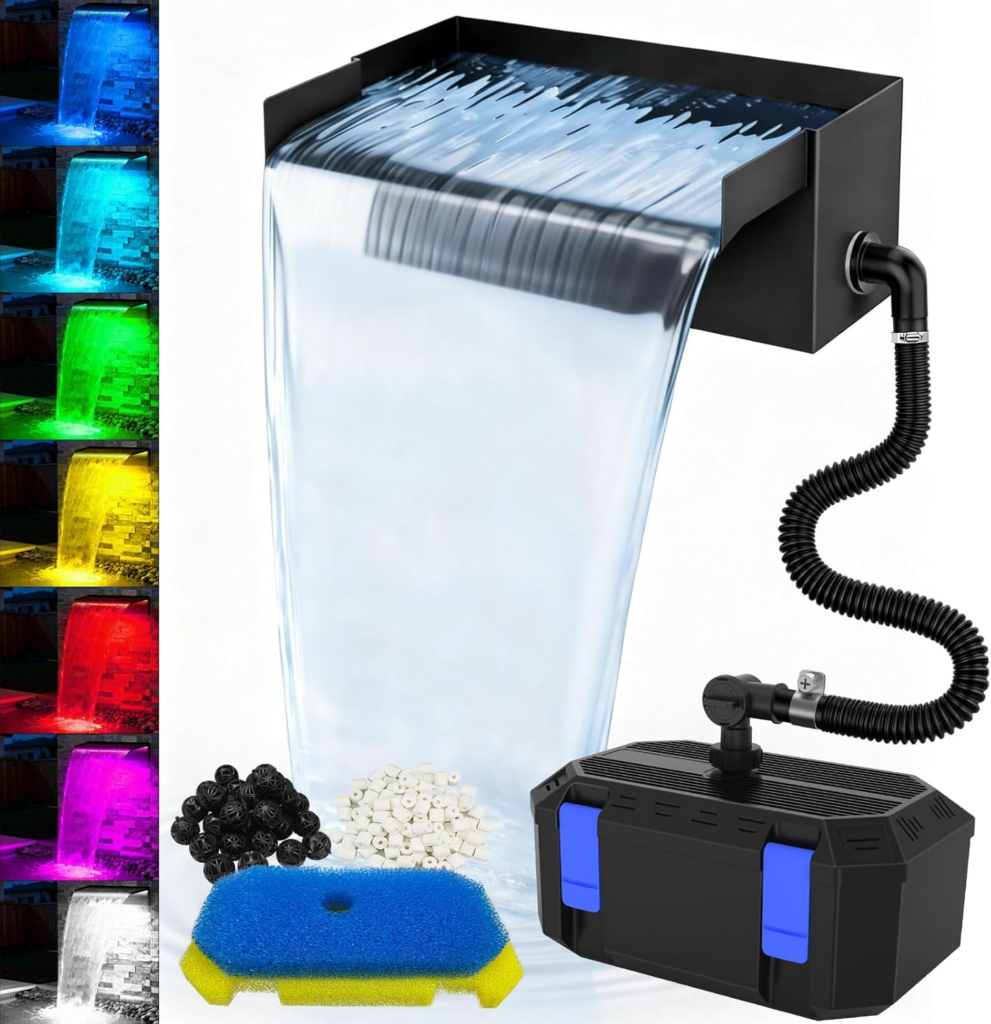 All-in-One Artificial Pond Kit for Backyard Garden