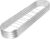 Land Guard Long Outdoor Oval Galvanized Raised Garden Bed Kit for Garden -8Feet – Silver