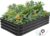 G GOOD GAIN 4-in-1 Adjustable Raised Garden Bed Kit | Galvanized Planter Boxes for Vegetables, Flowers | 12